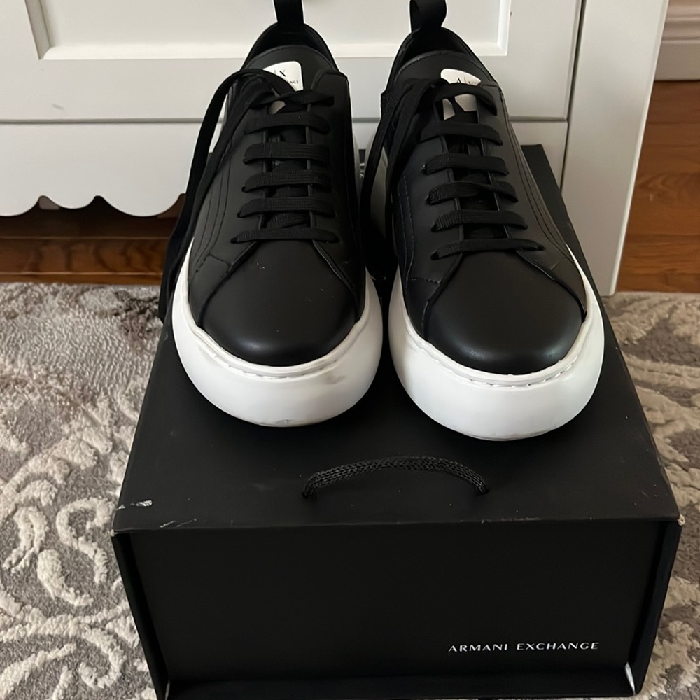 Size 5 Armani Exchange snickers